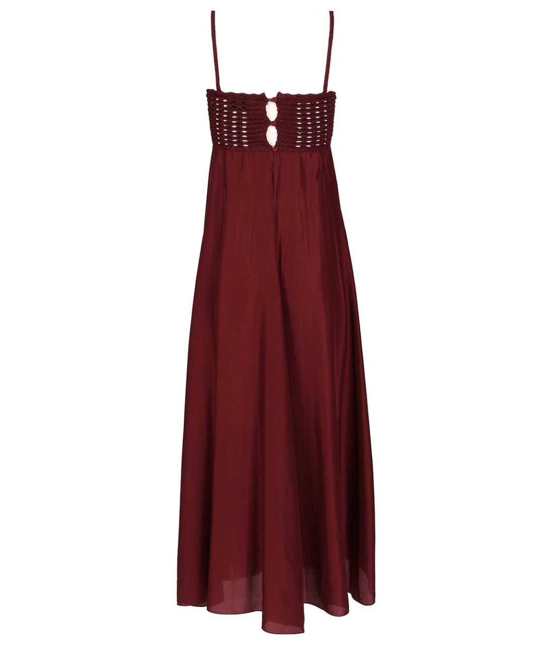 FORTE FORTE Бордовый хлопковый сарафан, фото 2