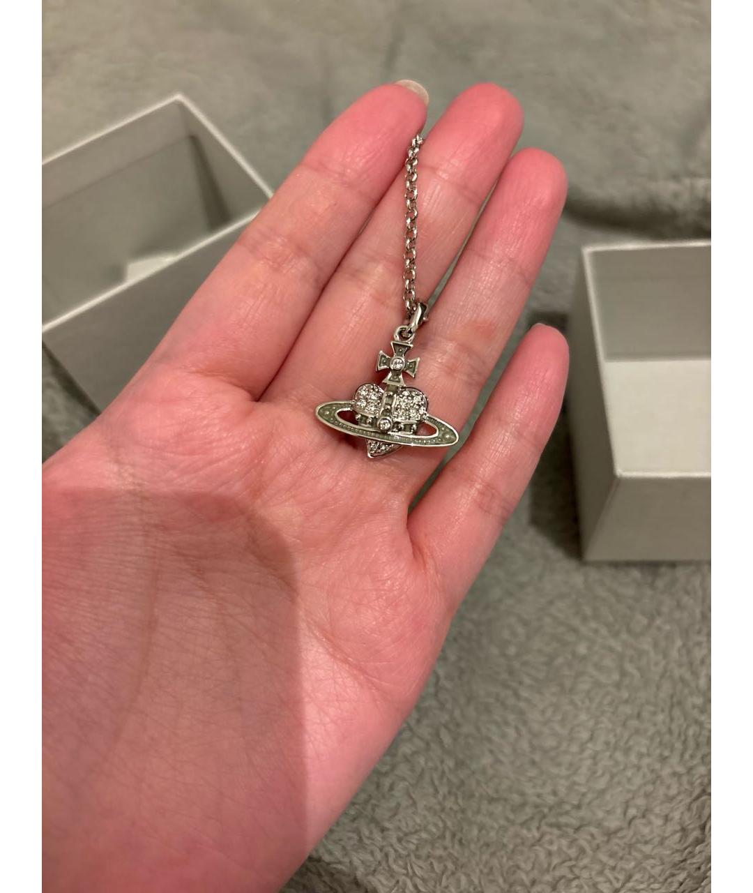 VIVIENNE WESTWOOD Серебряное колье, фото 3