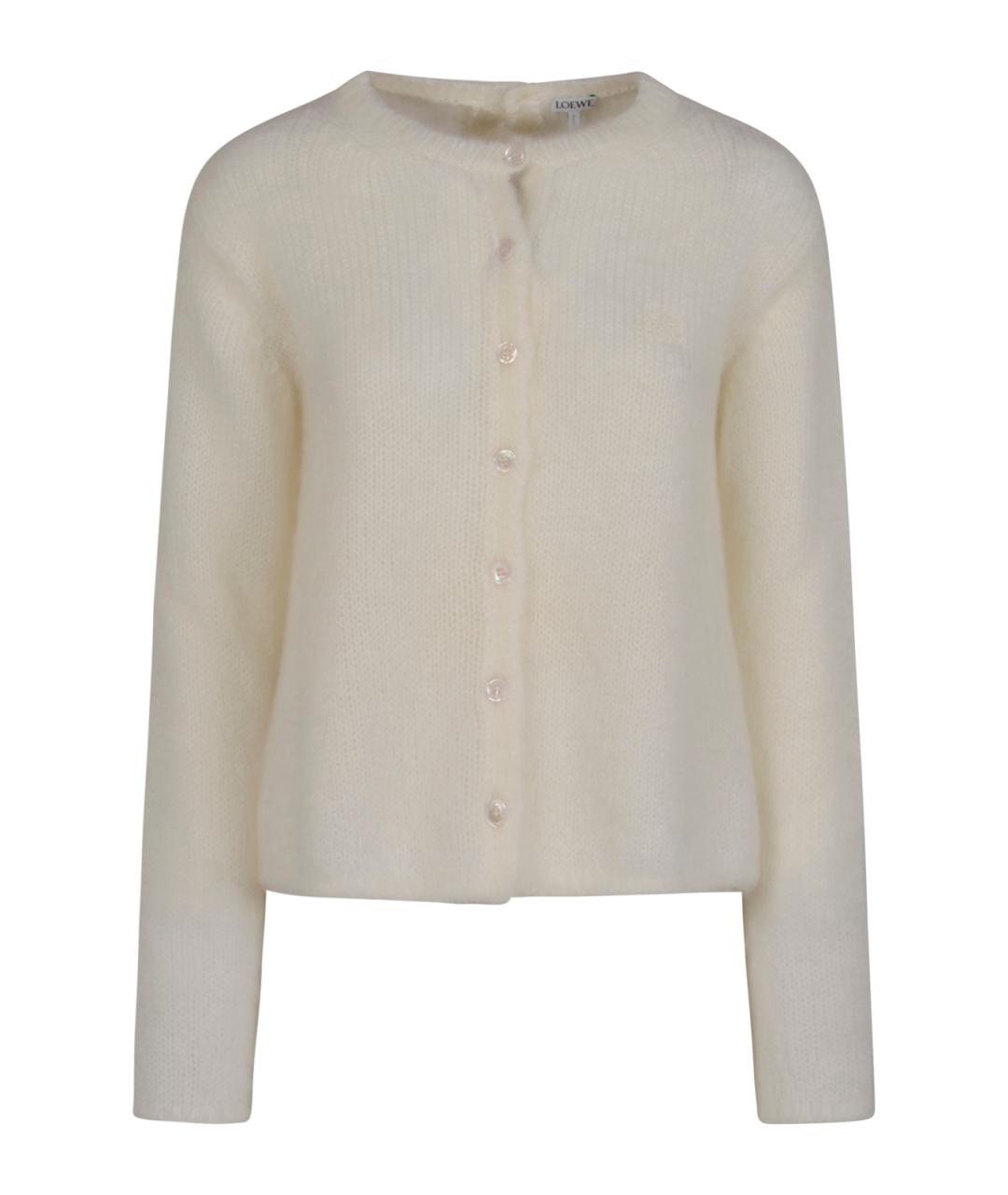 LOEWE Белый шерстяной джемпер / свитер, фото 1