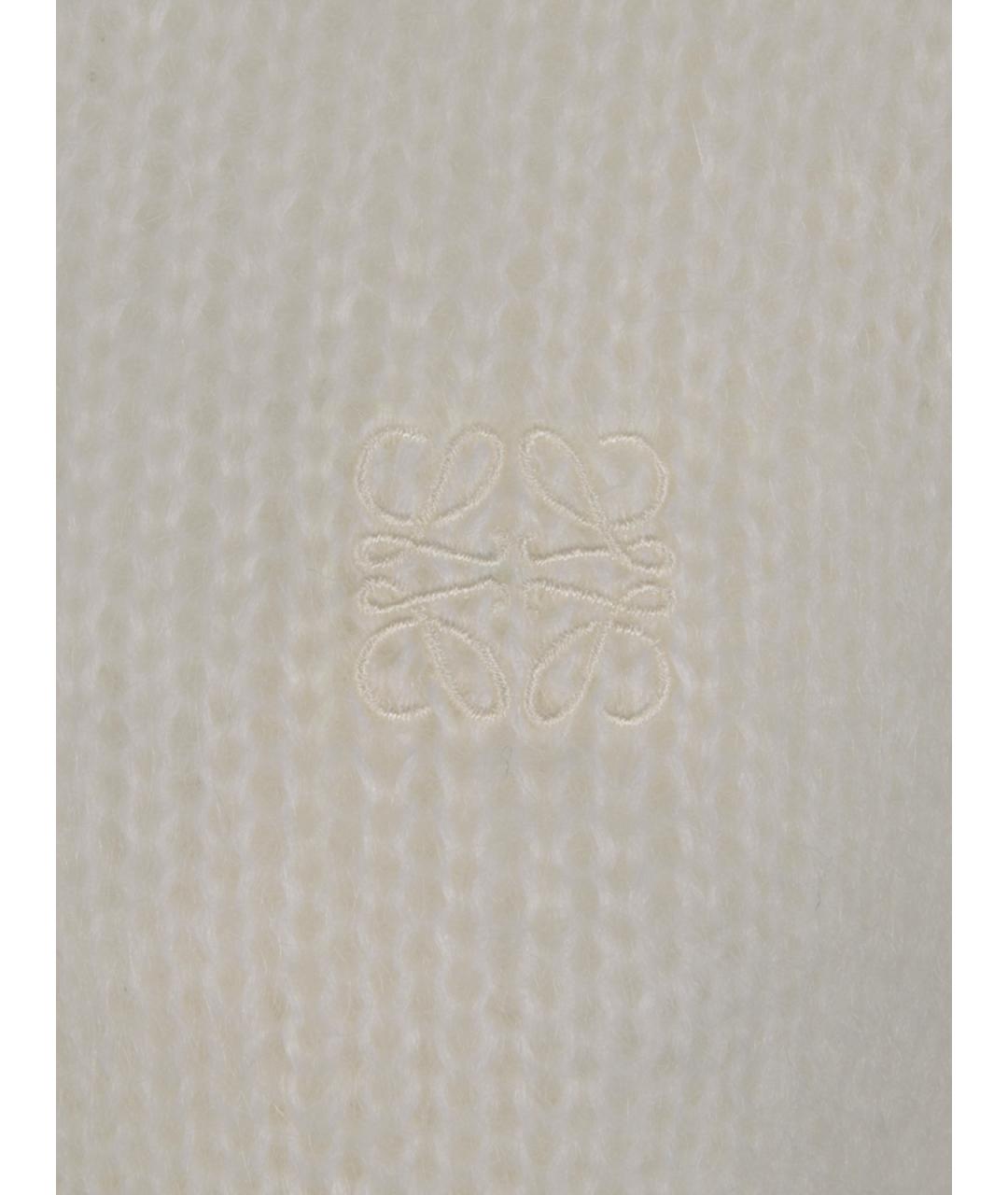 LOEWE Белый шерстяной джемпер / свитер, фото 3