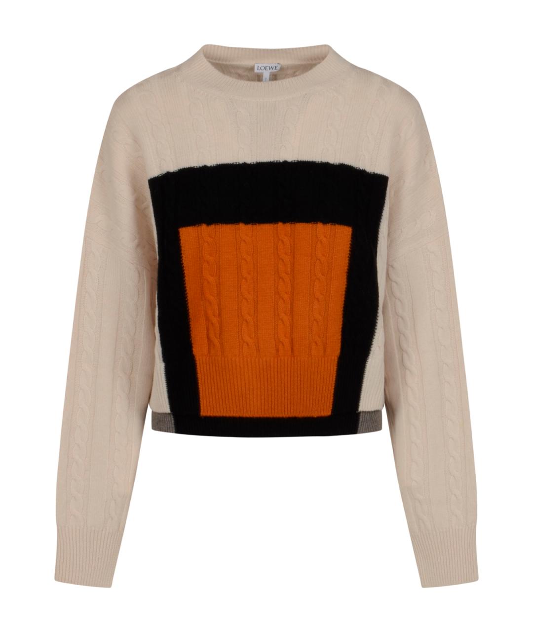LOEWE Мульти шерстяной джемпер / свитер, фото 1