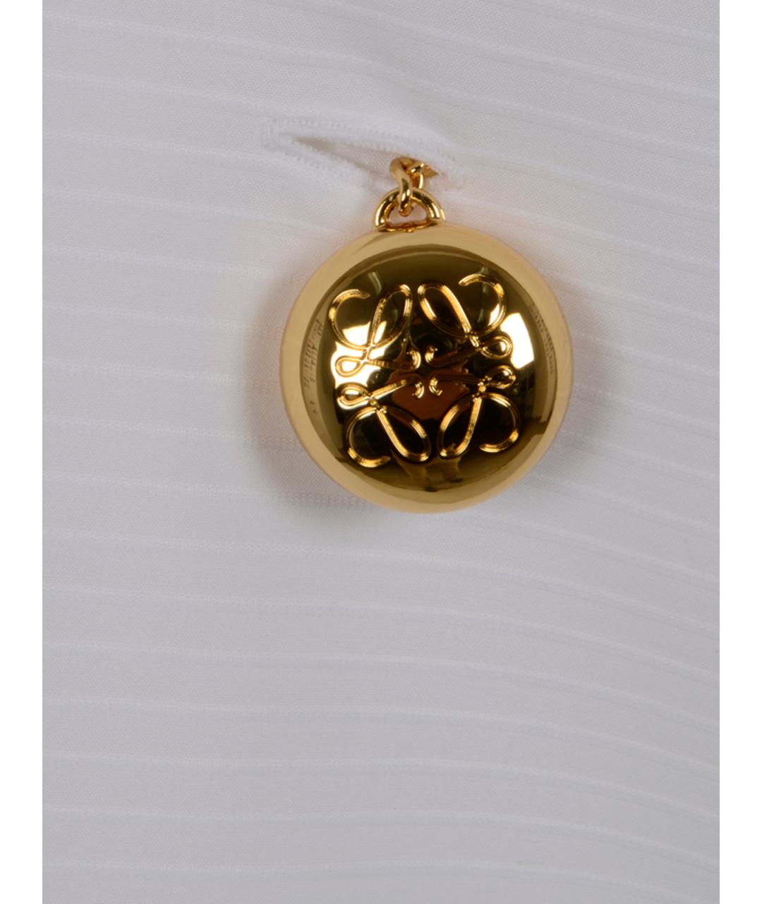 LOEWE Белая хлопковая рубашка, фото 3