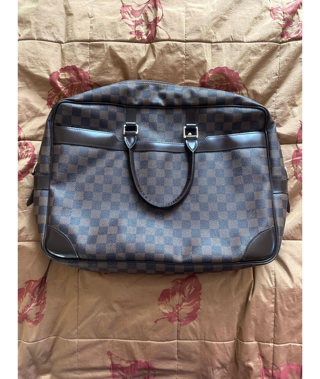 LOUIS VUITTON Коричневый портфель, фото 5