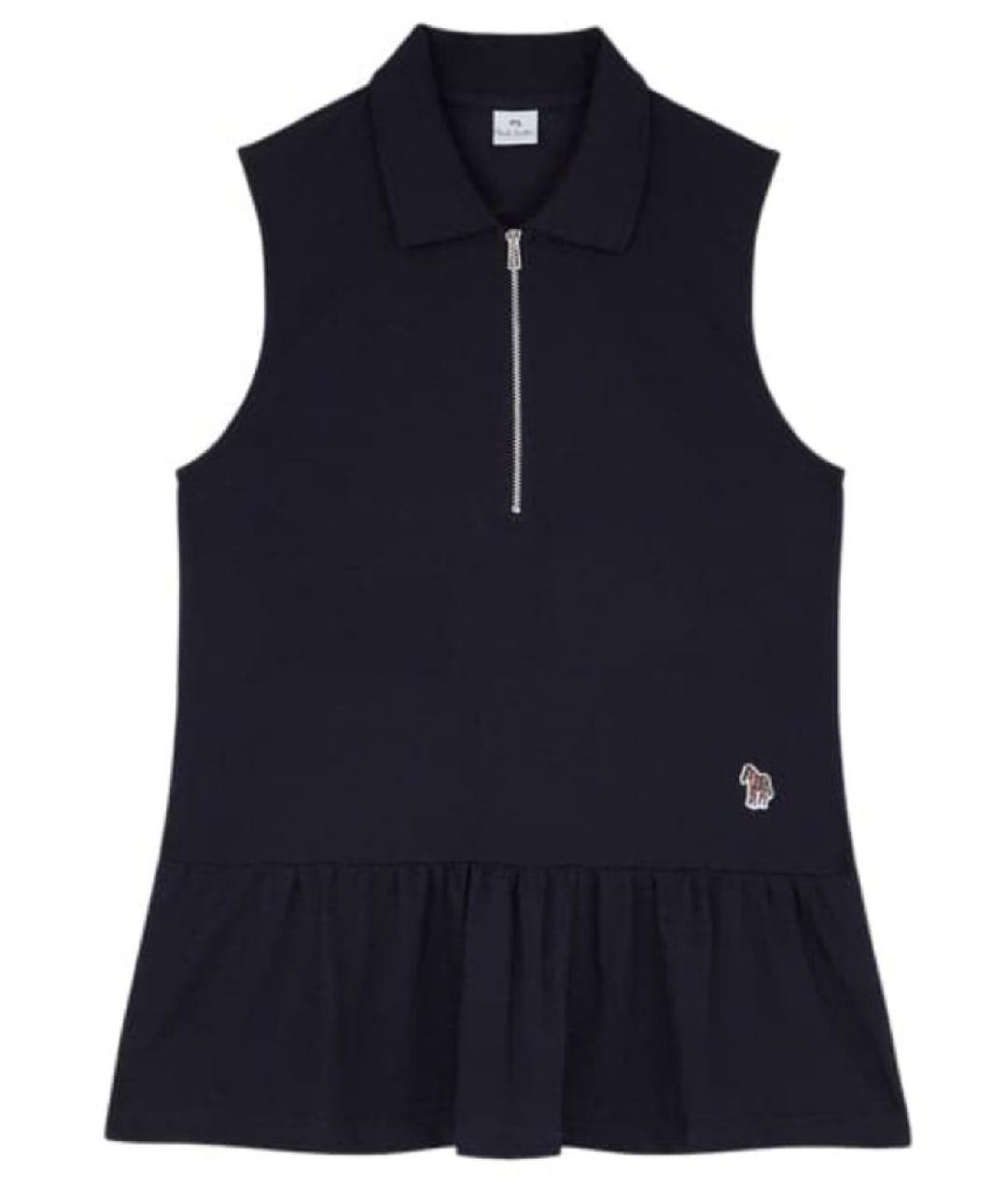 PS BY PAUL SMITH Темно-синяя хлопковая жилетка, фото 9