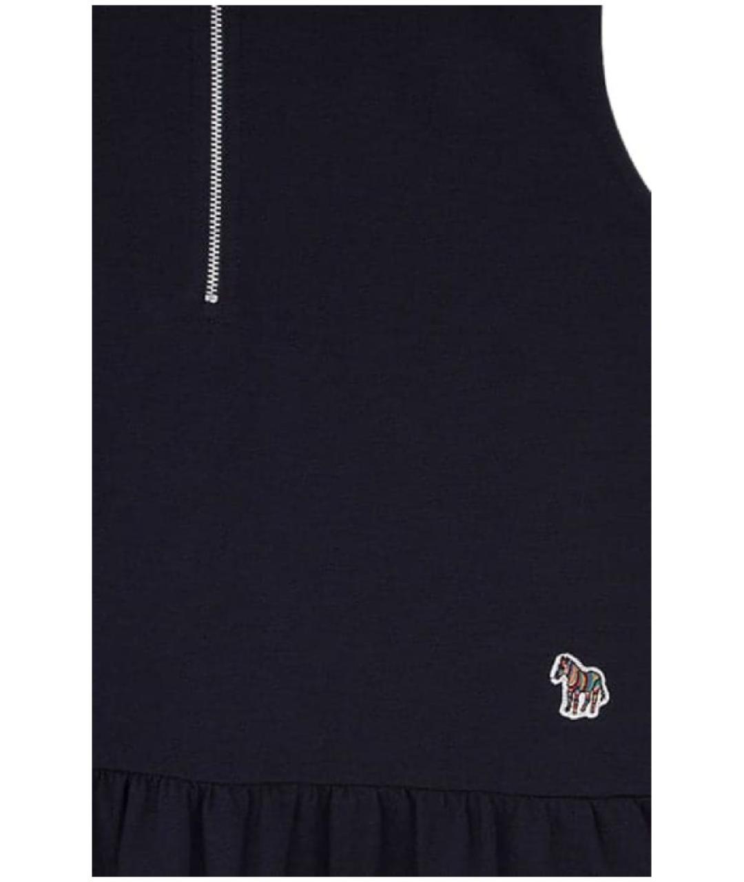 PS BY PAUL SMITH Темно-синяя хлопковая жилетка, фото 4