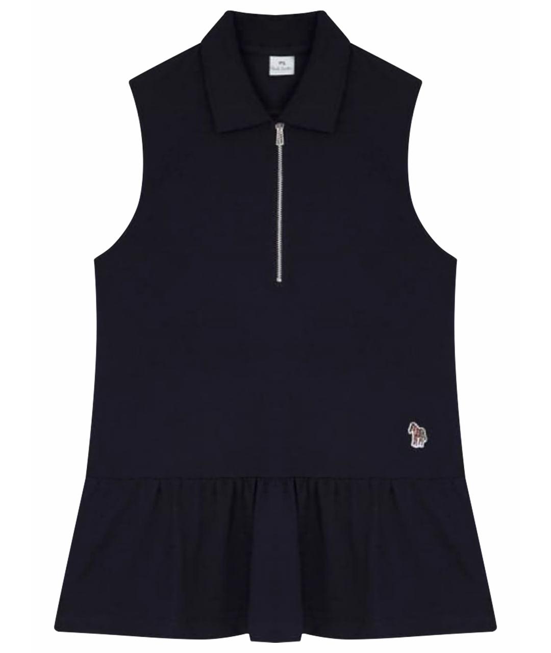 PS BY PAUL SMITH Темно-синяя хлопковая жилетка, фото 1