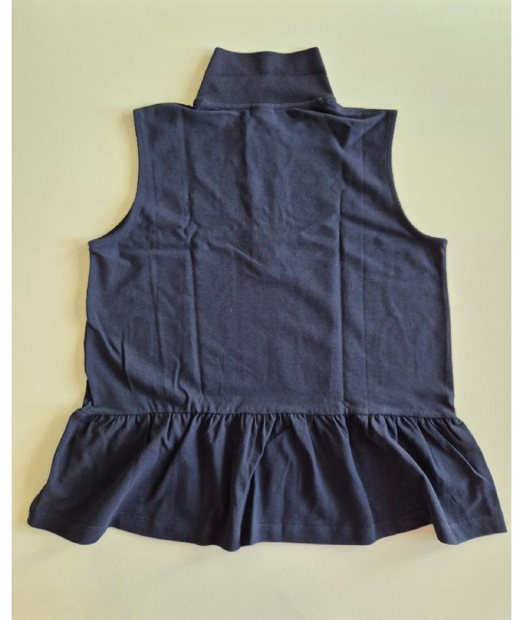 PS BY PAUL SMITH Темно-синяя хлопковая жилетка, фото 8
