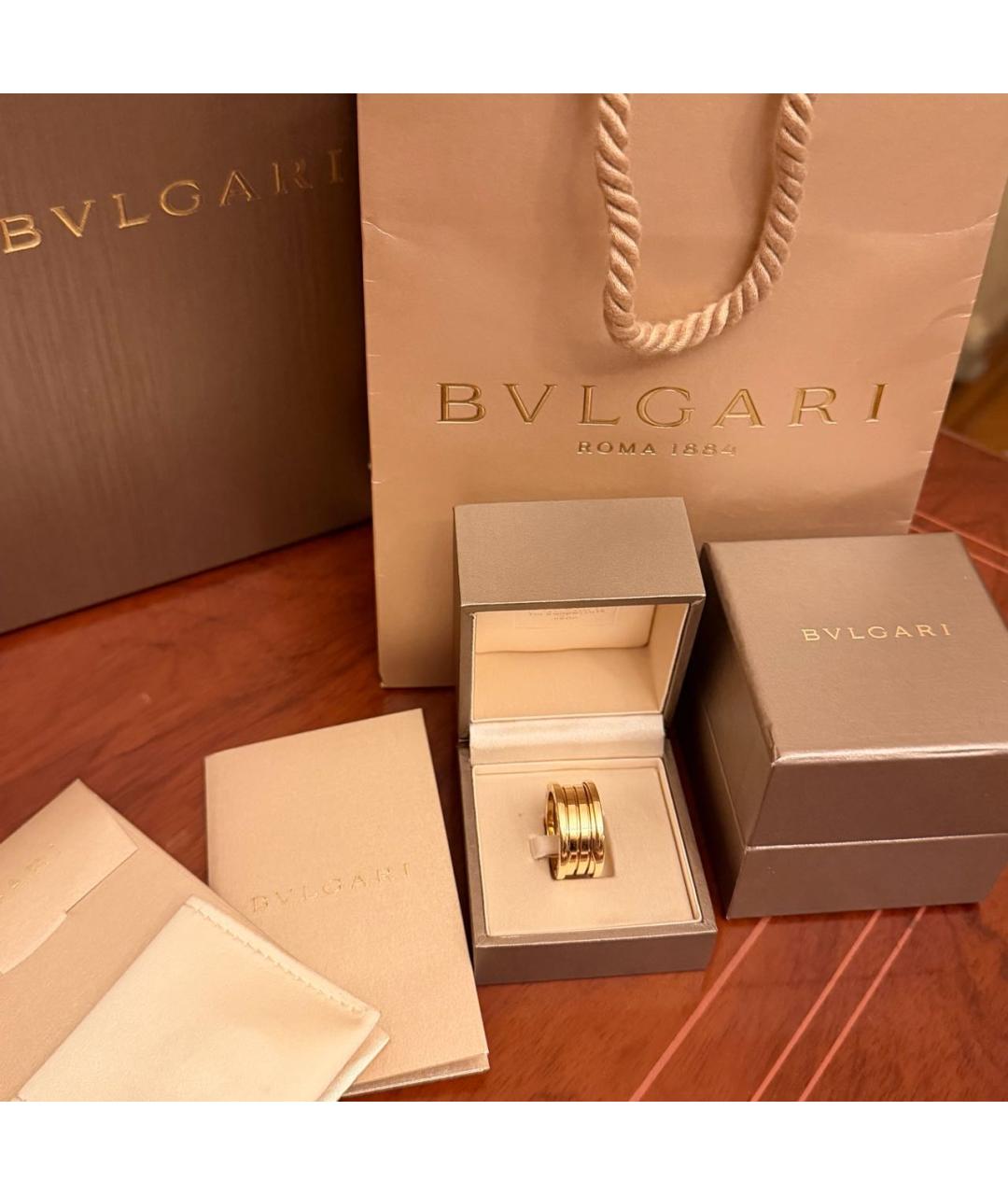 BVLGARI Золотое кольцо из желтого золота, фото 3