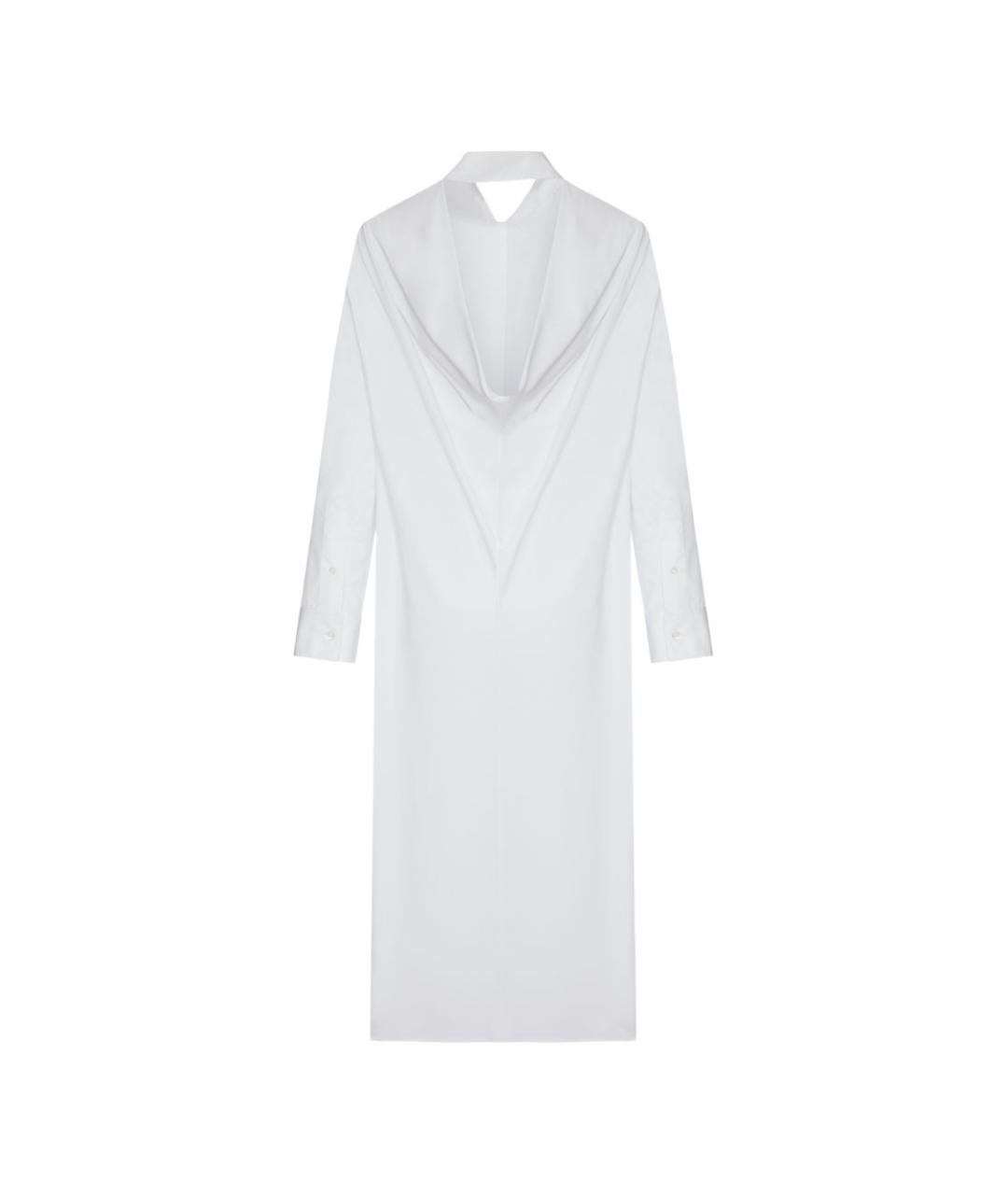 BALENCIAGA Белое хлопковое повседневное платье, фото 3