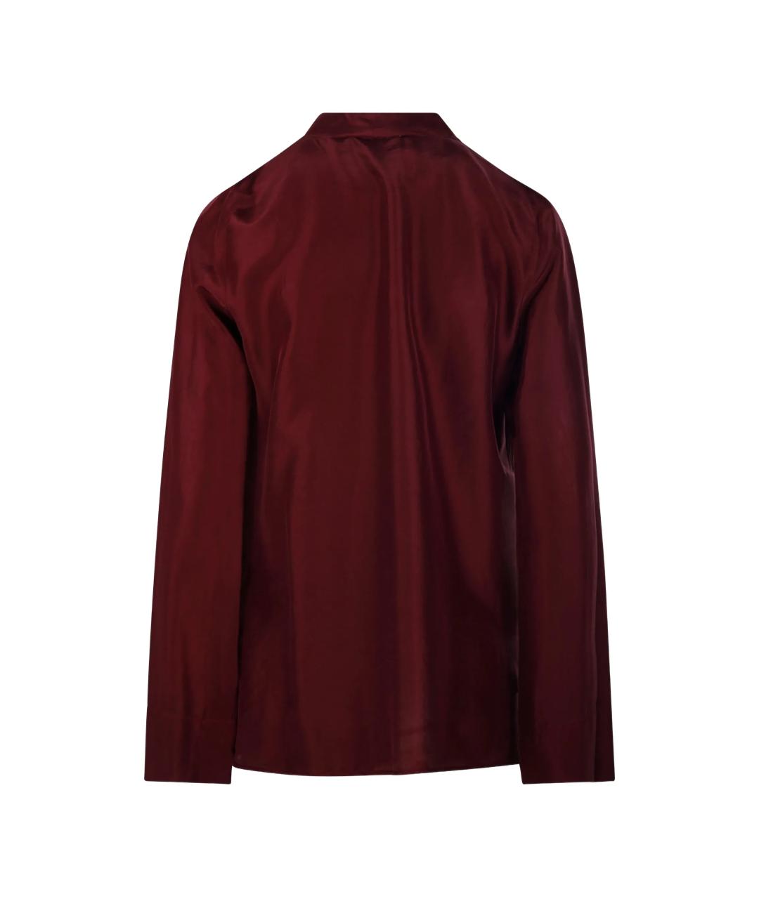 FORTE FORTE Красная шелковая рубашка, фото 3