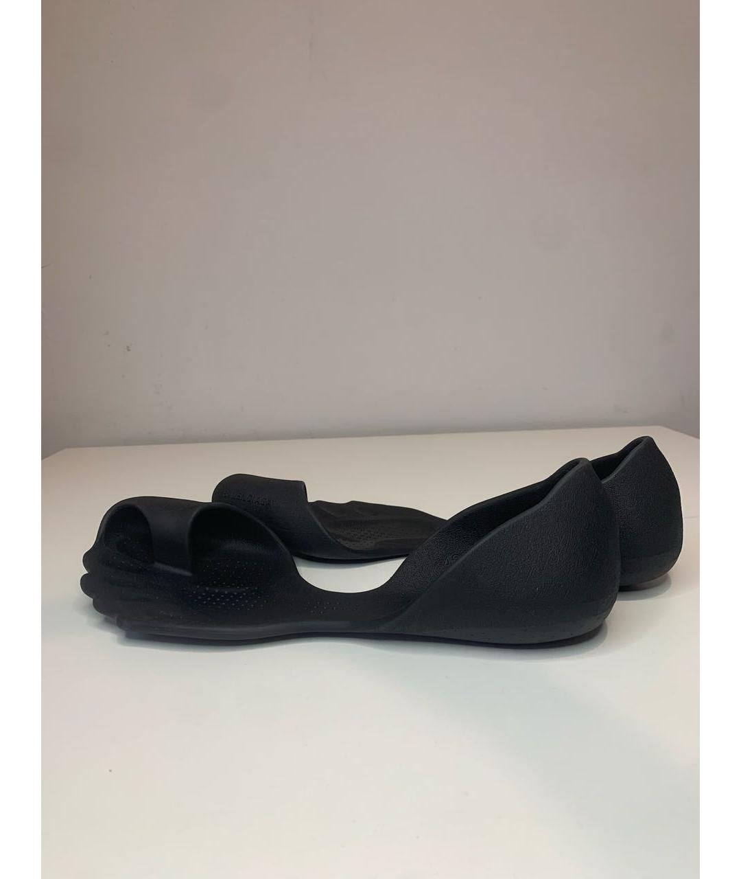 BALENCIAGA Черные шлепанцы, фото 8