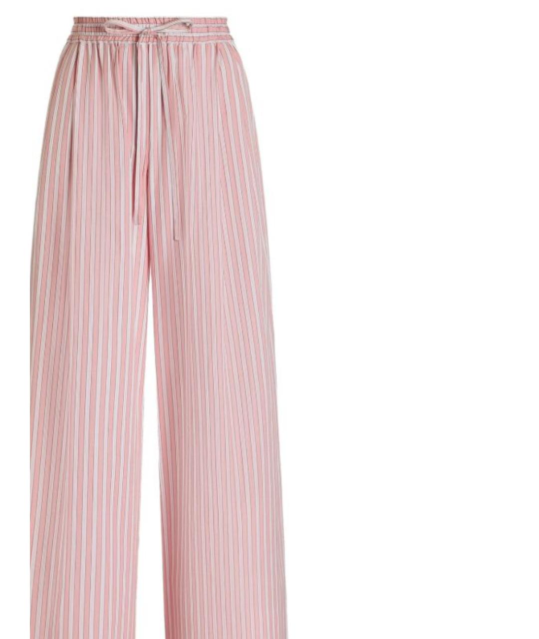 DOLCE&GABBANA Мульти хлопковые прямые брюки, фото 2