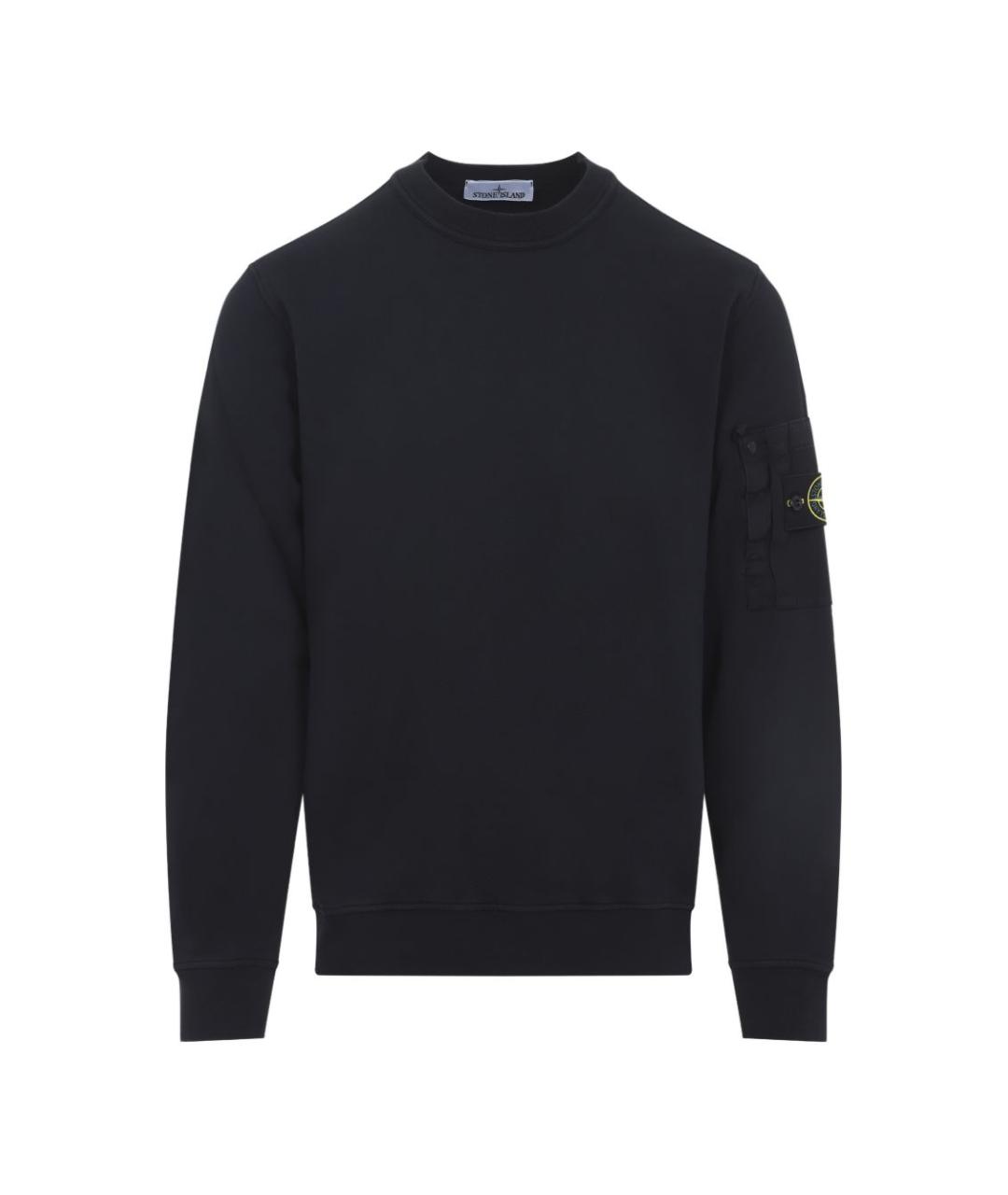 STONE ISLAND Синий хлопковый джемпер / свитер, фото 1