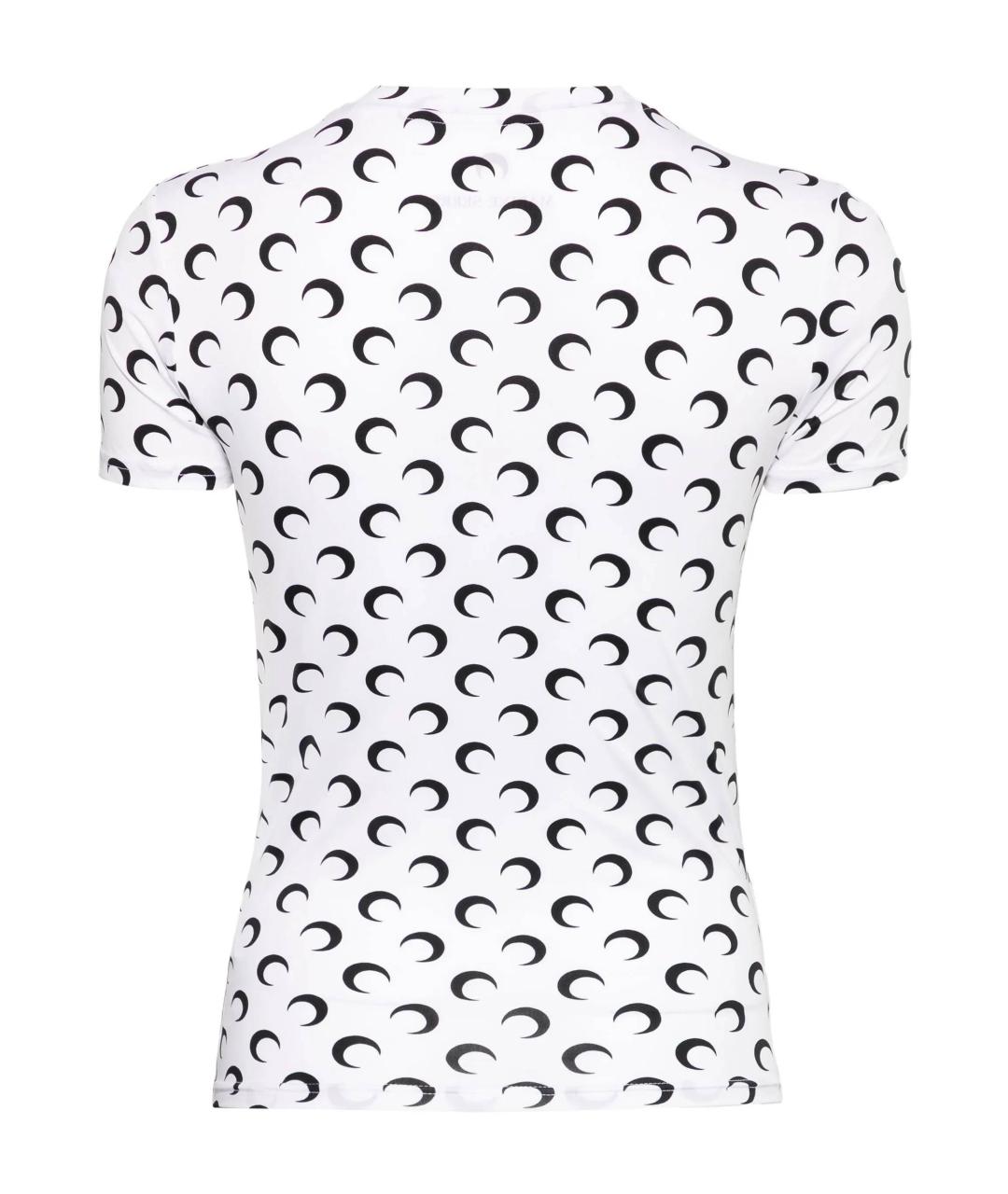 MARINE SERRE Белая футболка, фото 3