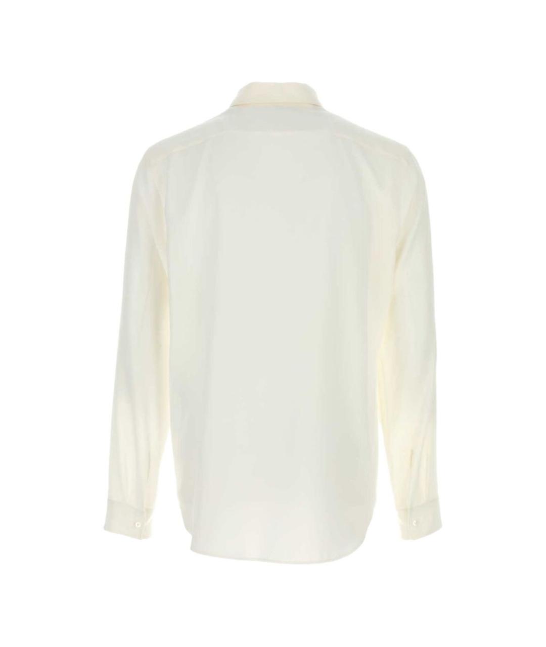 GUCCI Белая шелковая кэжуал рубашка, фото 3
