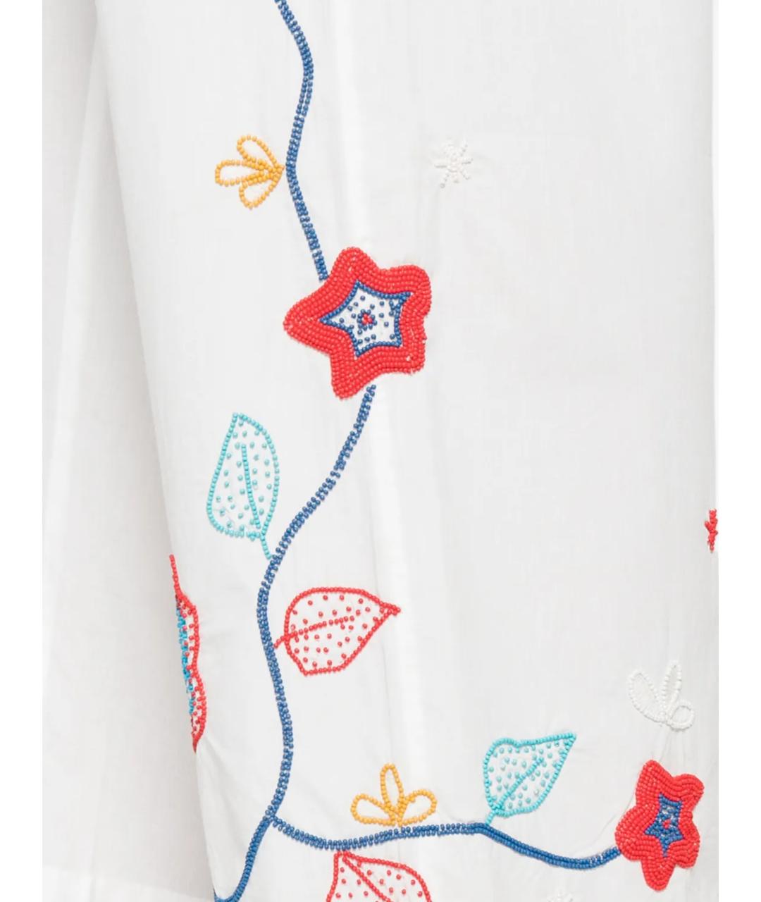 FORTE FORTE Белые прямые брюки, фото 2