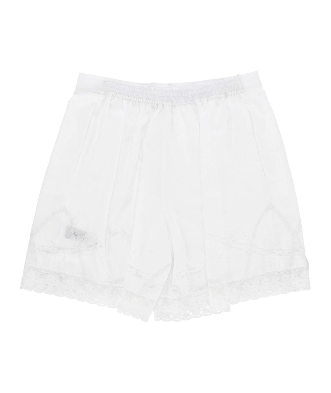 ERMANNO SCERVINO Белые хлопковые шорты, фото 3