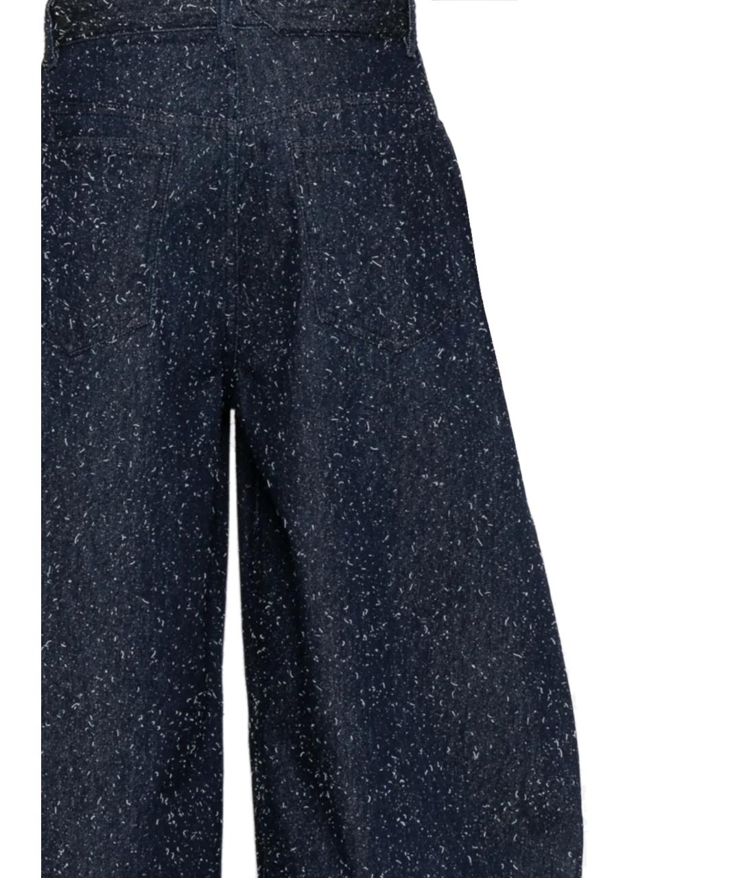 JACQUEMUS Синие хлопковые прямые джинсы, фото 3