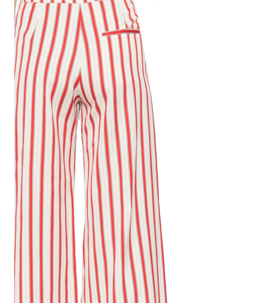 FORTE FORTE Красные прямые брюки, фото 3