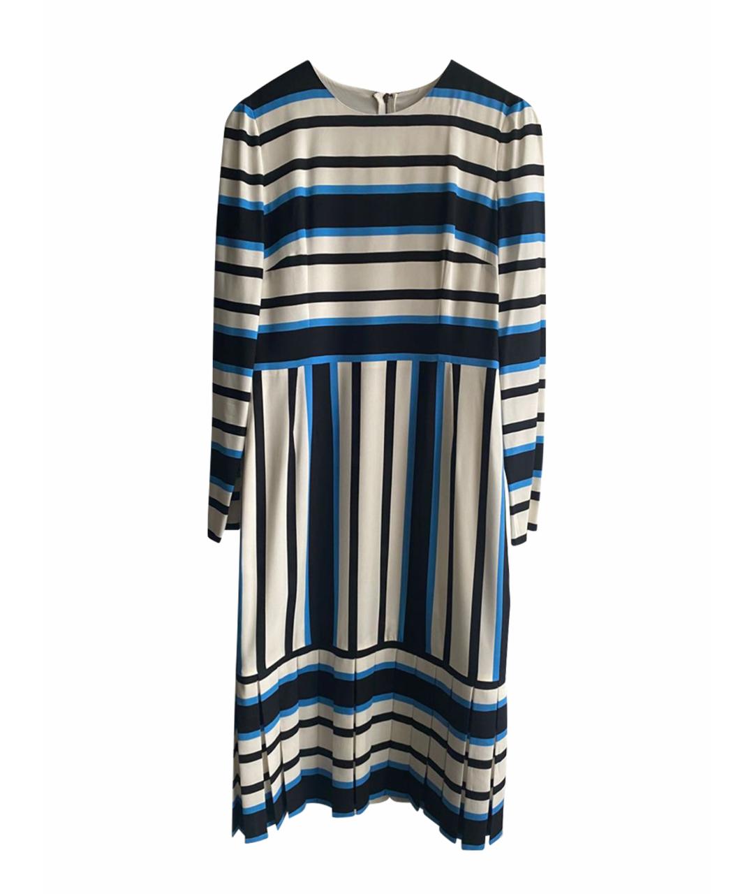 DOLCE&GABBANA Мульти хлопко-эластановое повседневное платье, фото 1