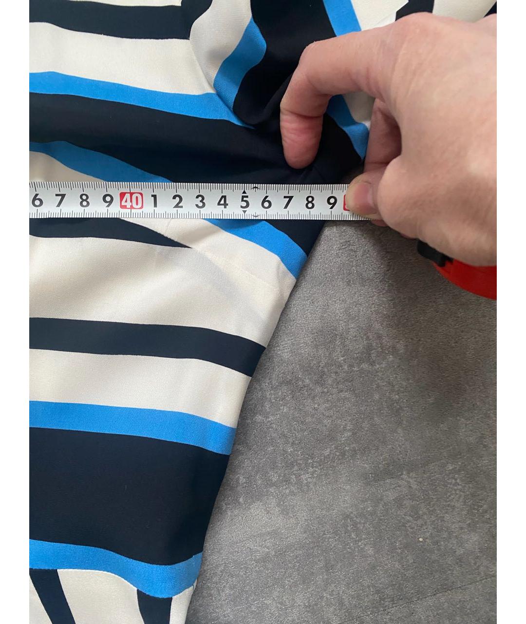 DOLCE&GABBANA Мульти хлопко-эластановое повседневное платье, фото 4