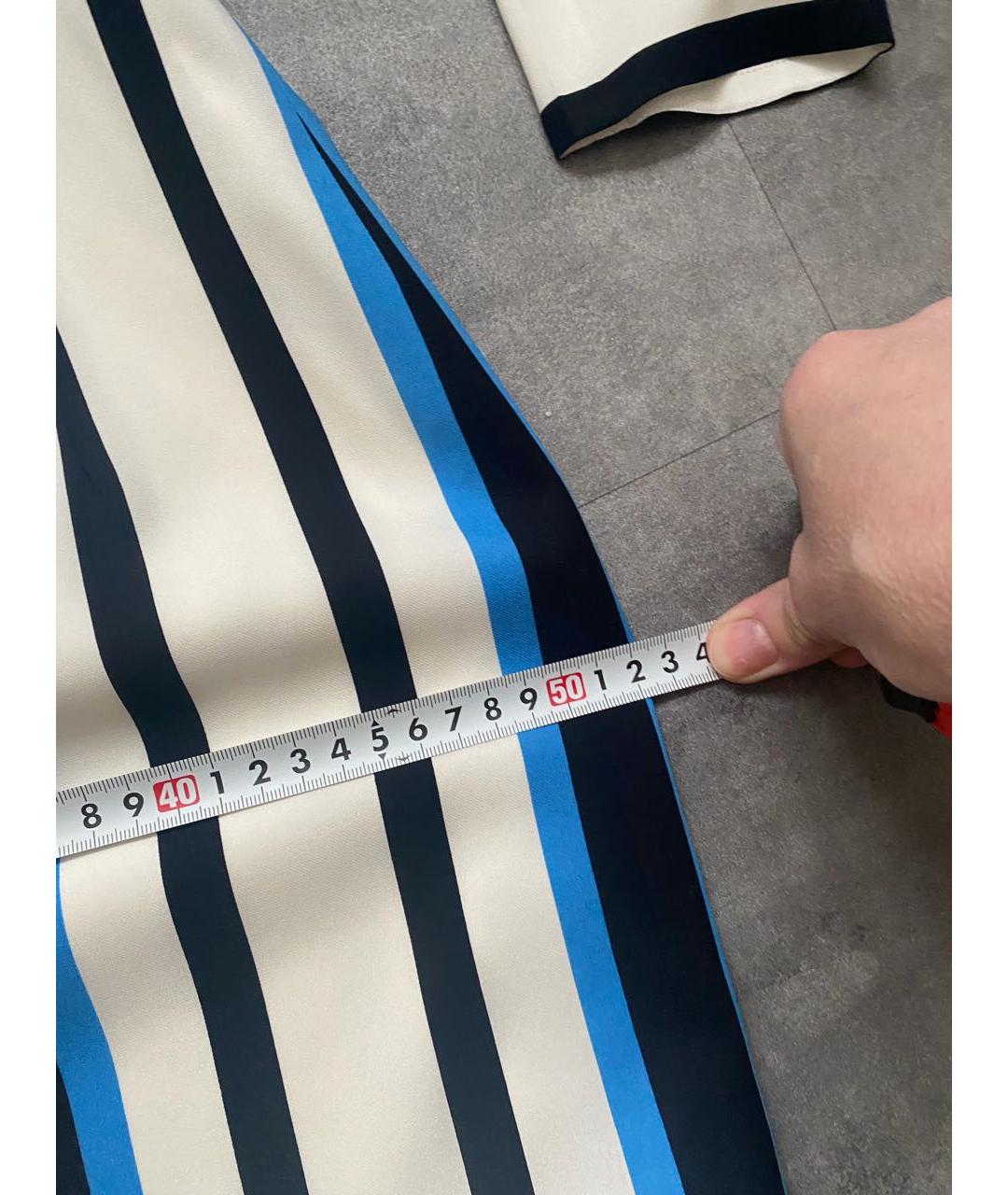 DOLCE&GABBANA Мульти хлопко-эластановое повседневное платье, фото 6