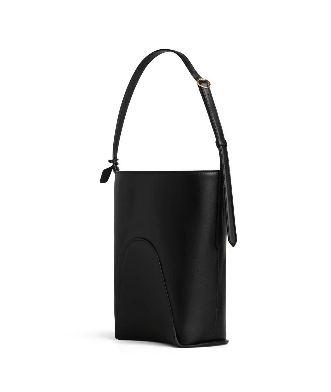 ALAIA Черная кожаная сумка через плечо, фото 2