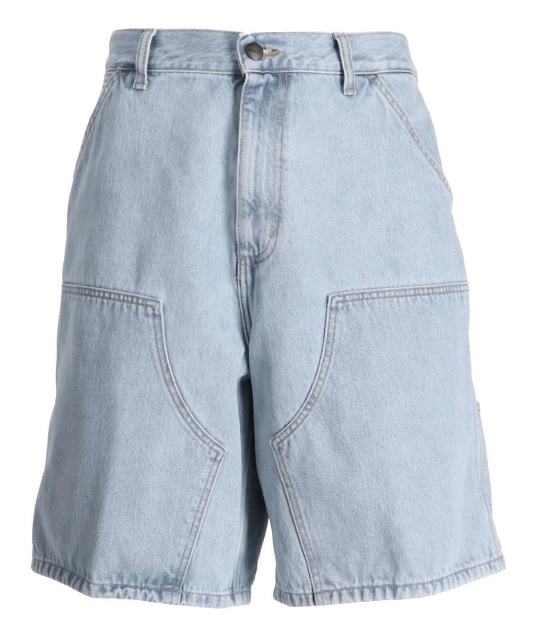 CARHARTT WIP Голубые хлопковые шорты, фото 1