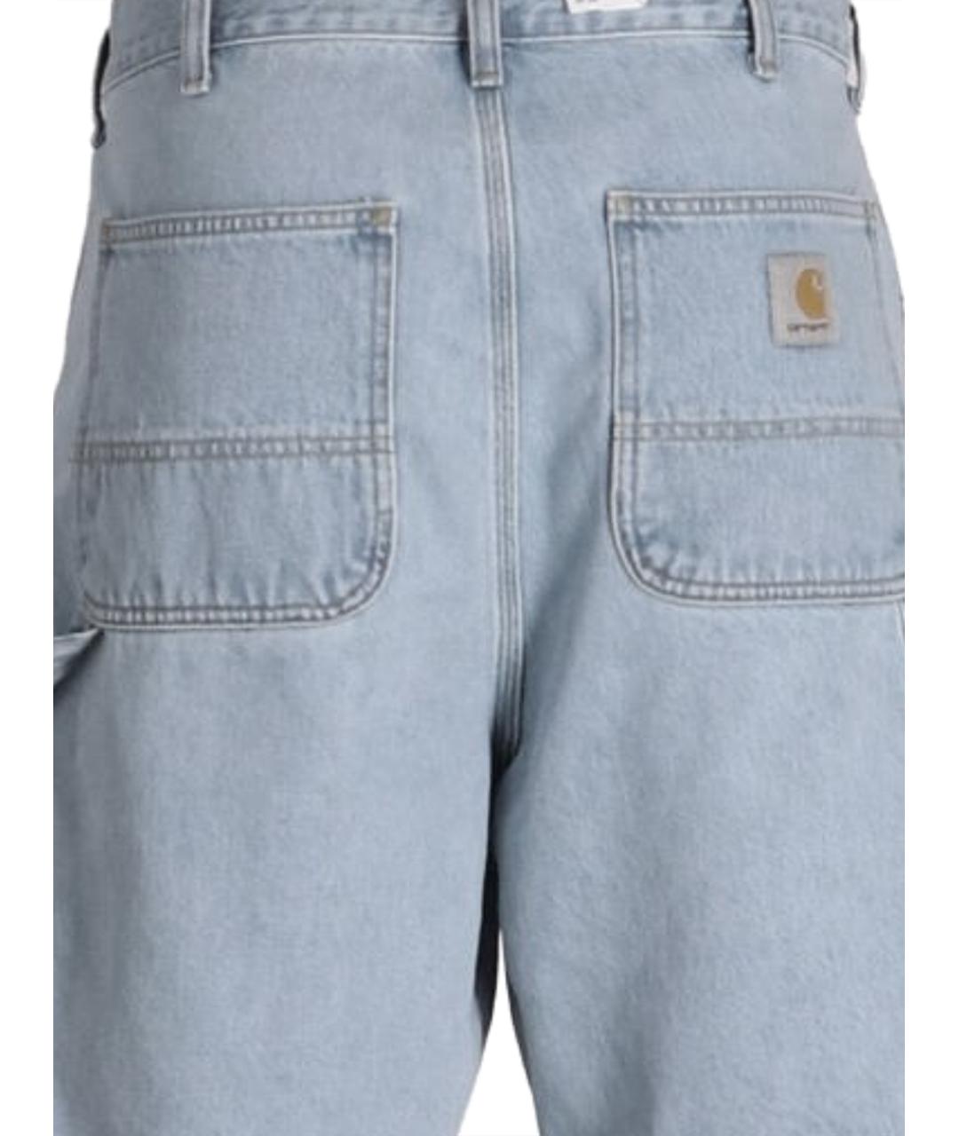 CARHARTT WIP Голубые хлопковые шорты, фото 3