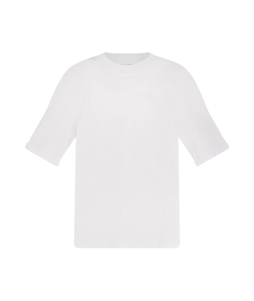 BRUNELLO CUCINELLI Белый хлопковый джемпер / свитер, фото 1