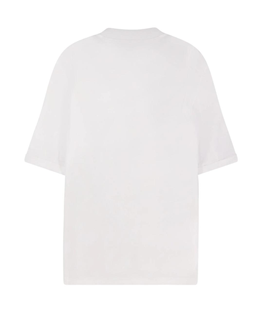 BRUNELLO CUCINELLI Белый хлопковый джемпер / свитер, фото 3