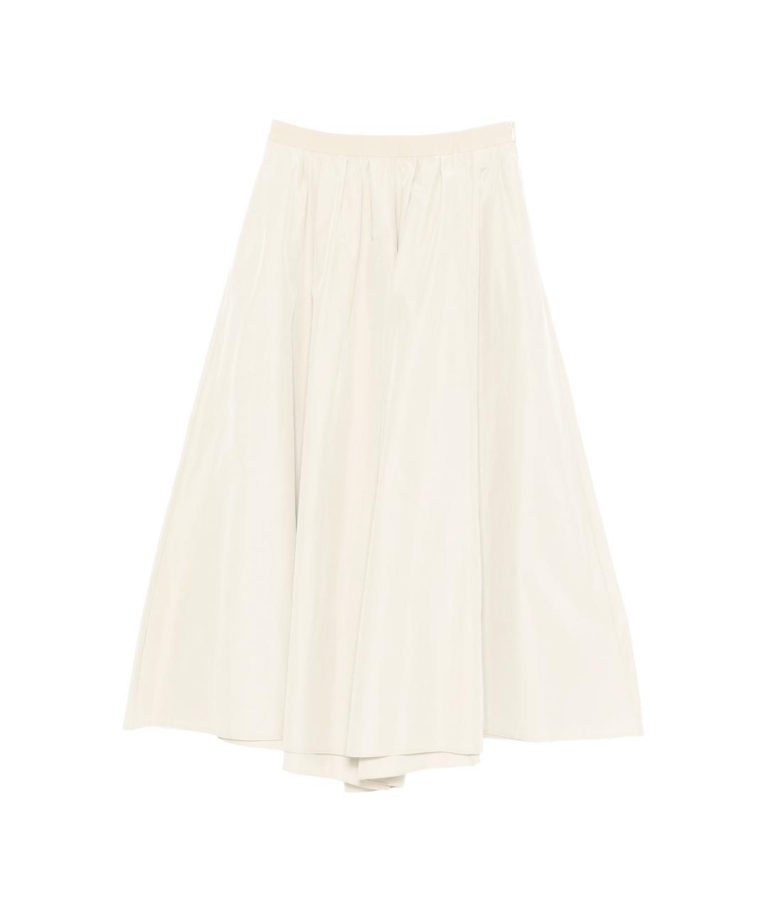 FORTE FORTE Бежевая полиэстеровая юбка миди, фото 1