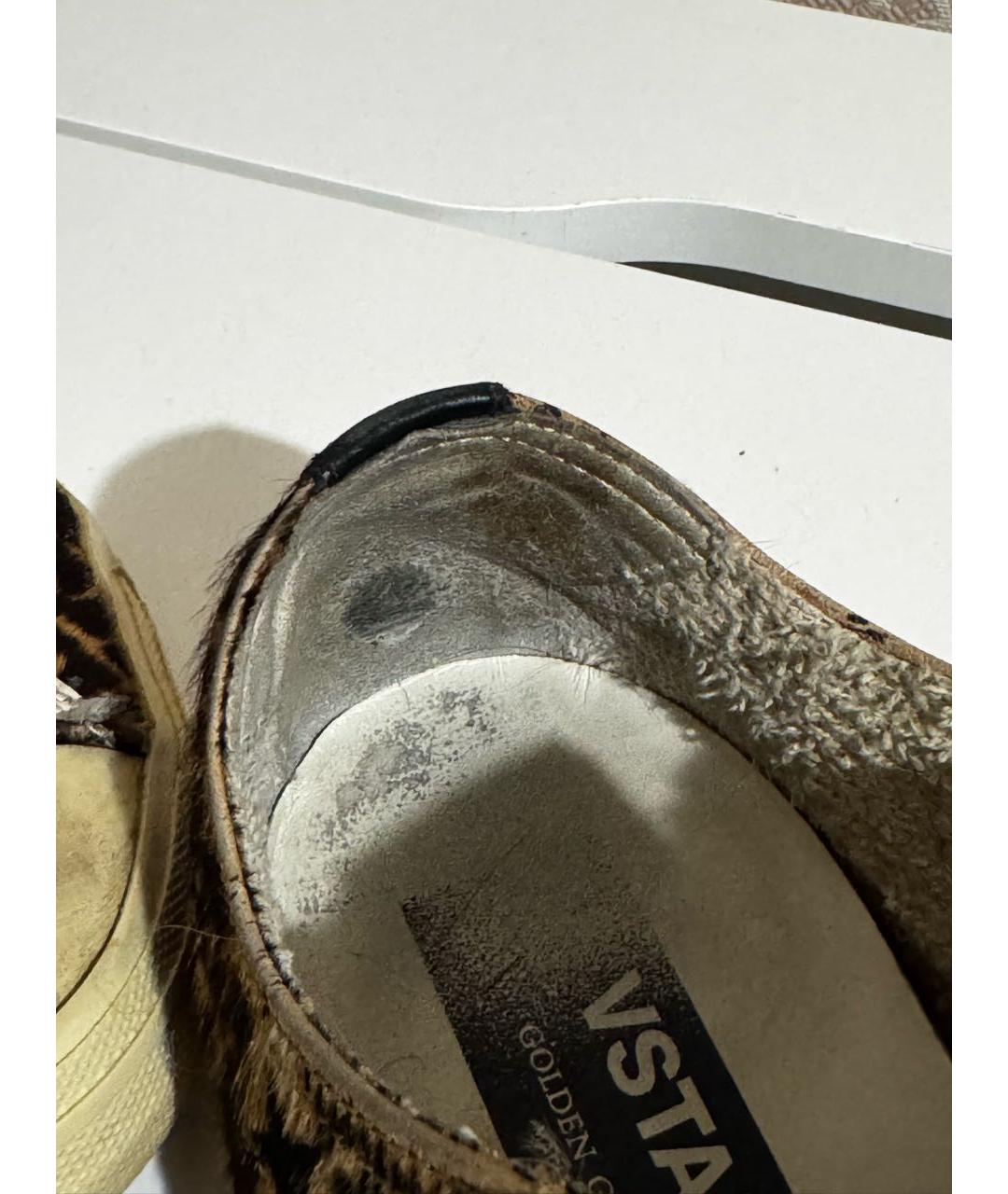 GOLDEN GOOSE DELUXE BRAND Коричневые кеды, фото 4