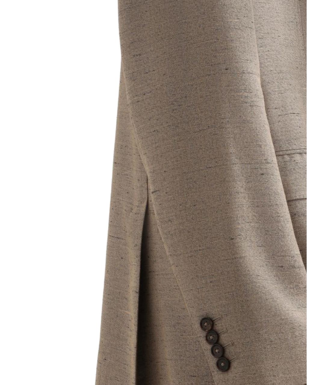 DOLCE&GABBANA Бежевый вискозный жакет/пиджак, фото 2