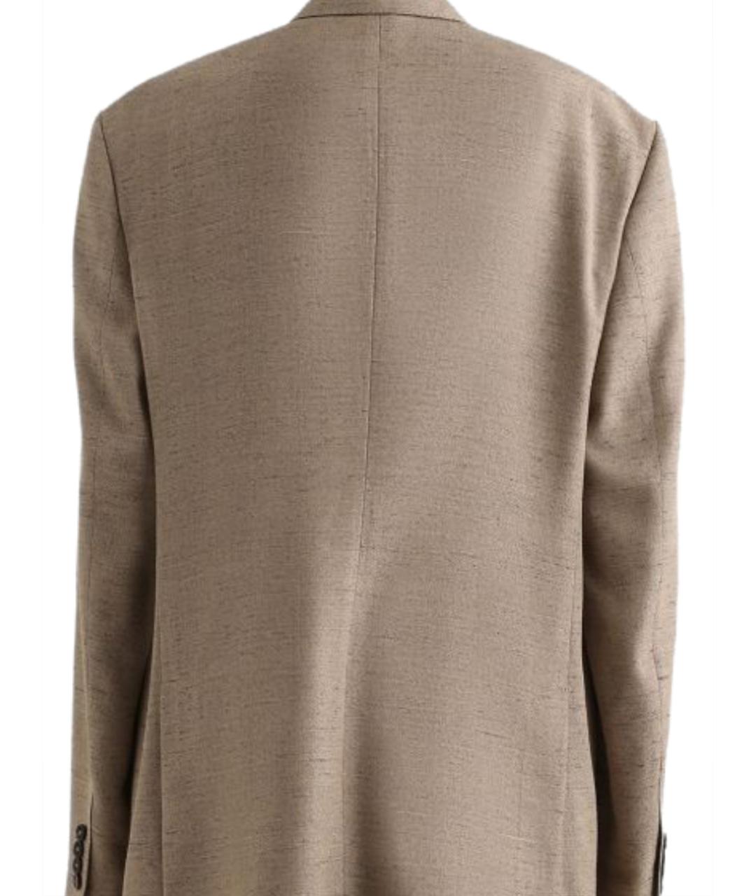DOLCE&GABBANA Бежевый вискозный жакет/пиджак, фото 3