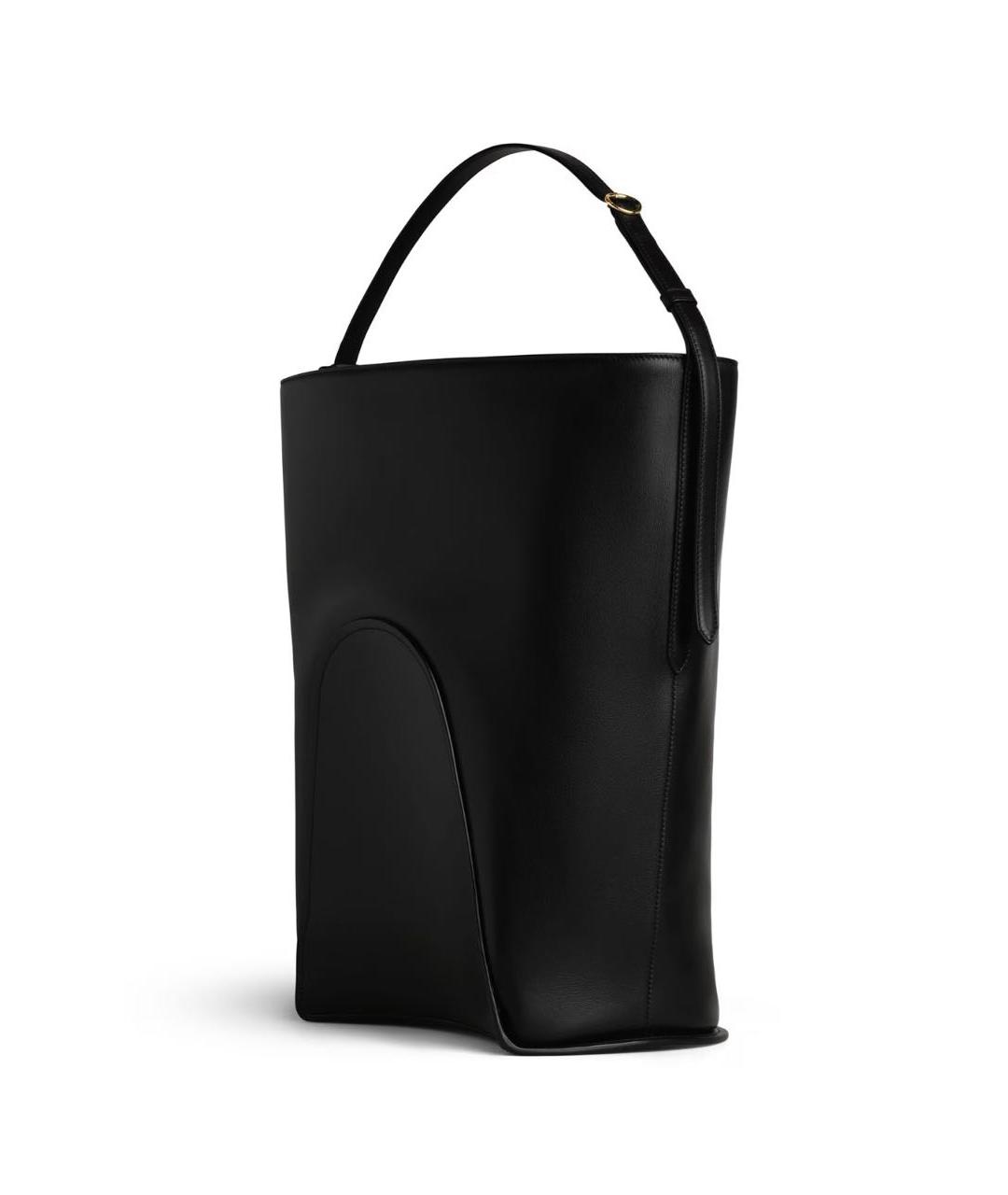 ALAIA Черная кожаная сумка через плечо, фото 2