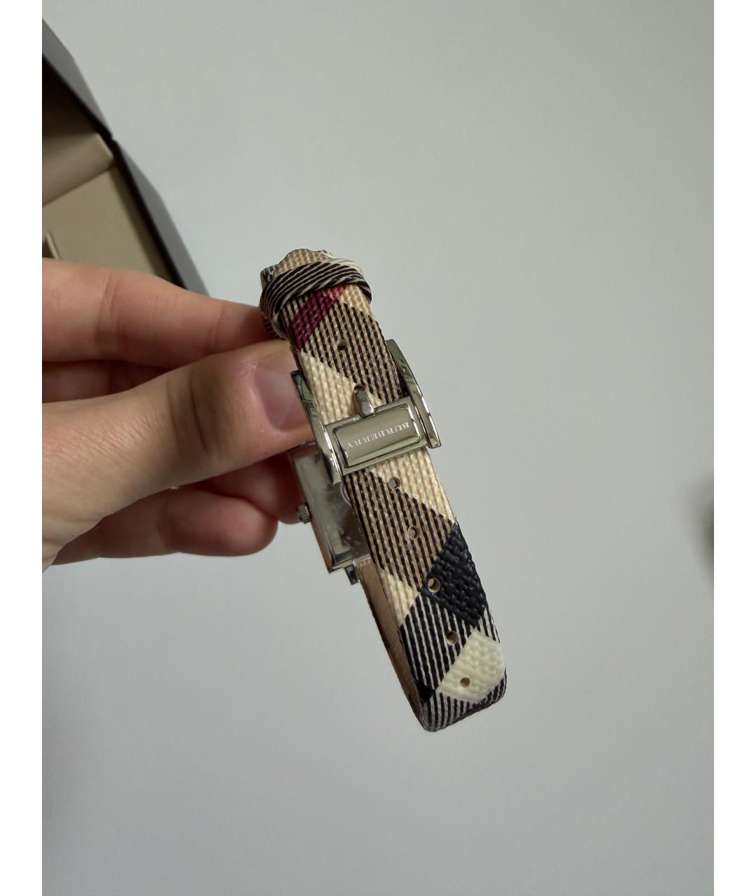 BURBERRY Бежевые часы, фото 7