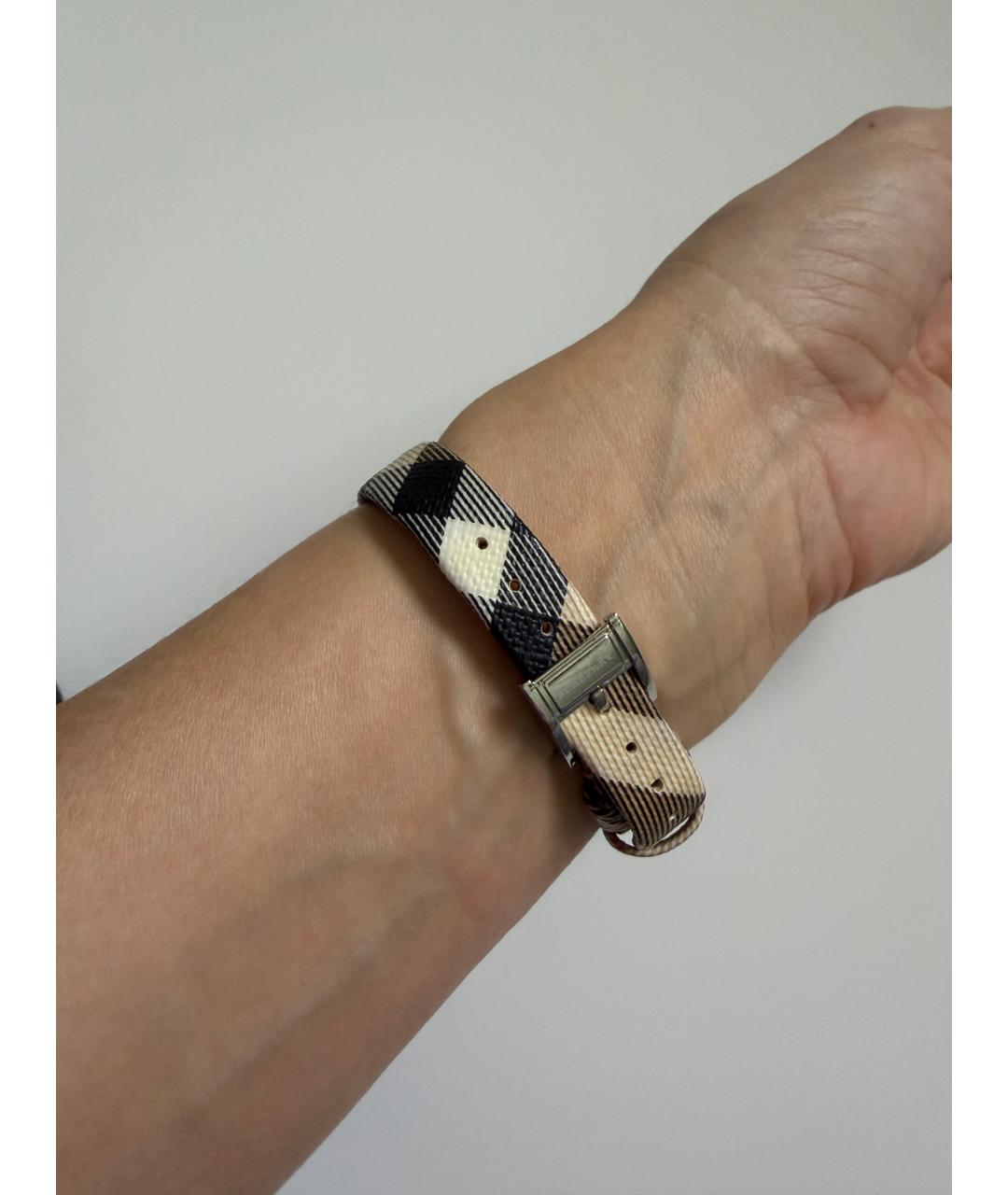 BURBERRY Бежевые часы, фото 4