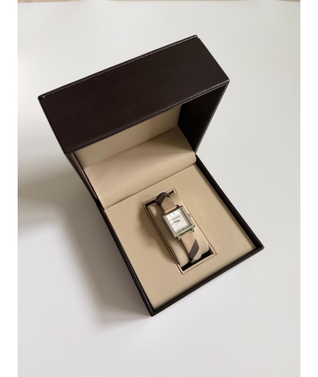 BURBERRY Бежевые часы, фото 2