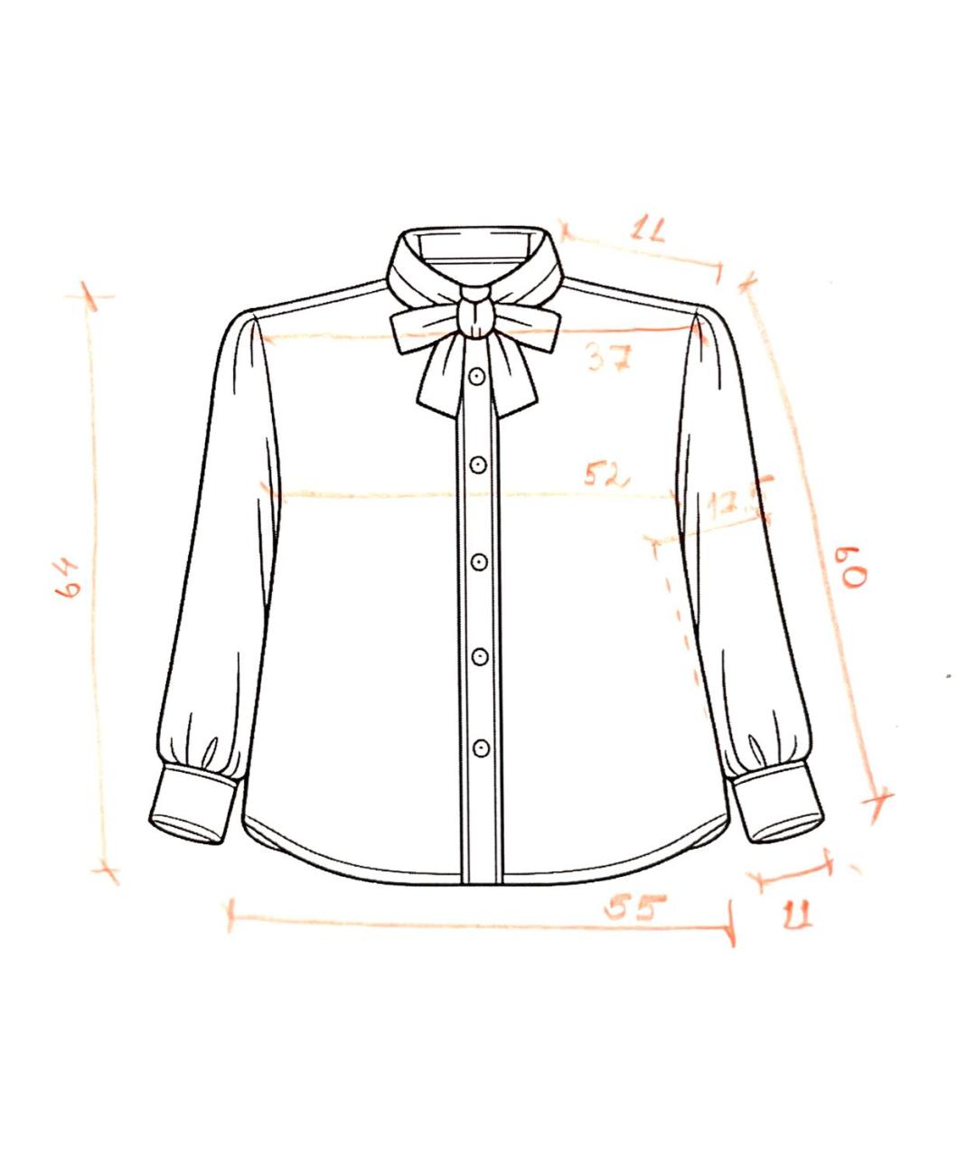 SANDRO Бежевая вискозная блузы, фото 8