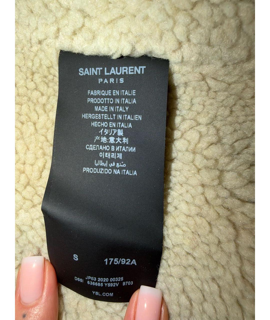 SAINT LAURENT Красный шерстяной жакет/пиджак, фото 7