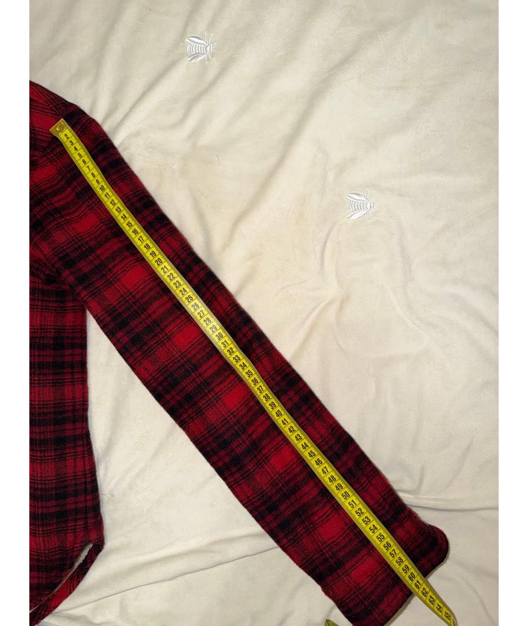 SAINT LAURENT Красный шерстяной жакет/пиджак, фото 5