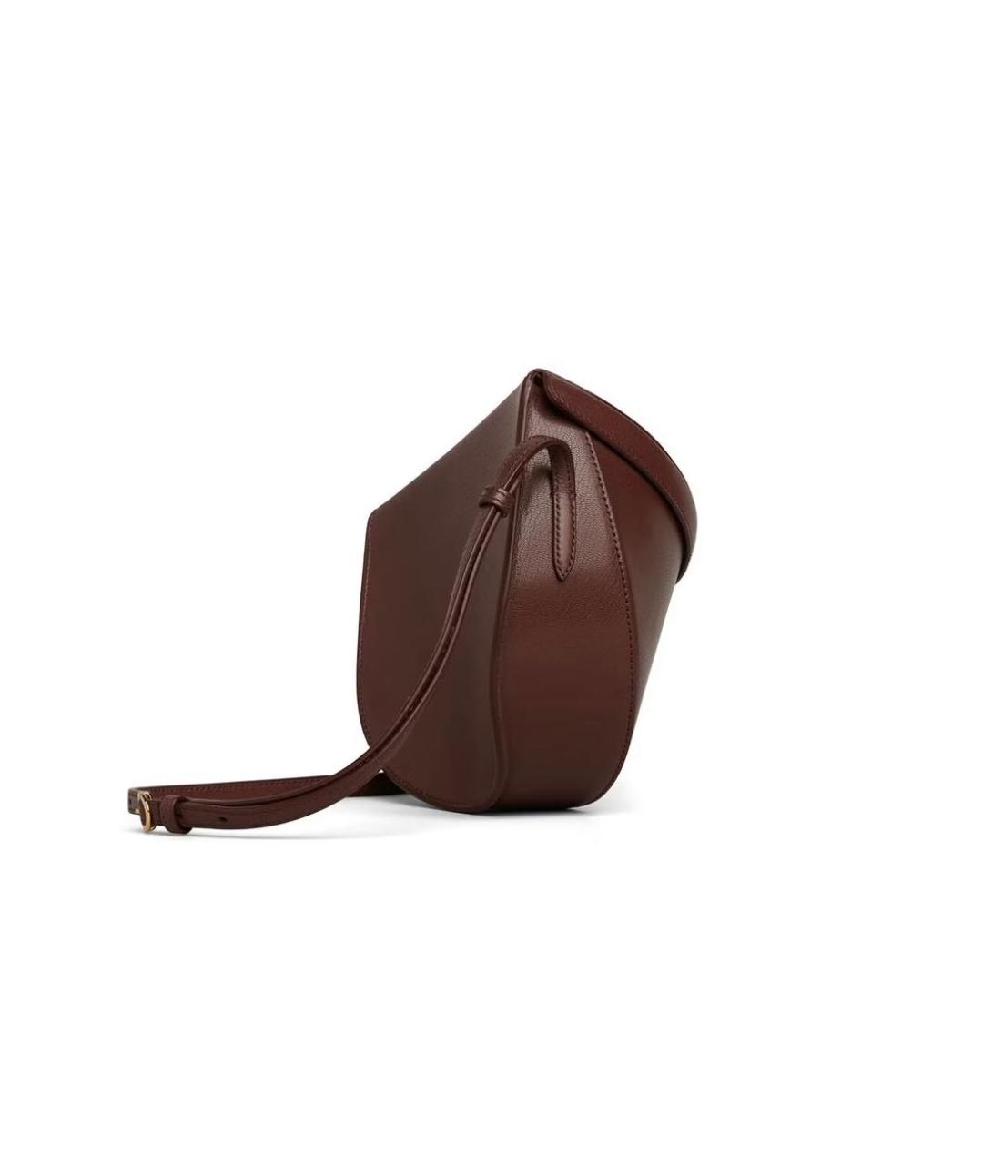 ALAIA Коричневая кожаная сумка через плечо, фото 2