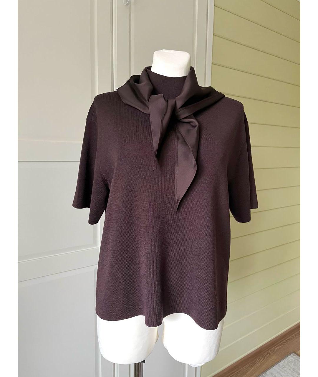 COS Бордовая шерстяная блузы, фото 2