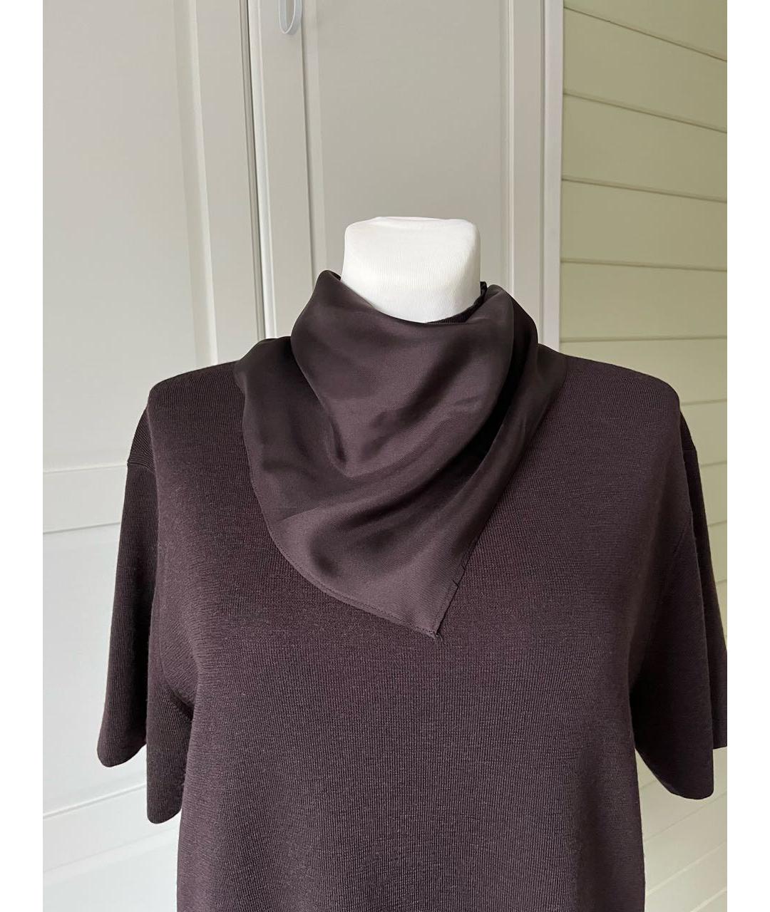 COS Бордовая шерстяная блузы, фото 3