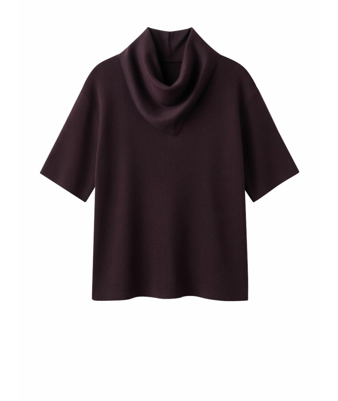 COS Бордовая шерстяная блузы, фото 1
