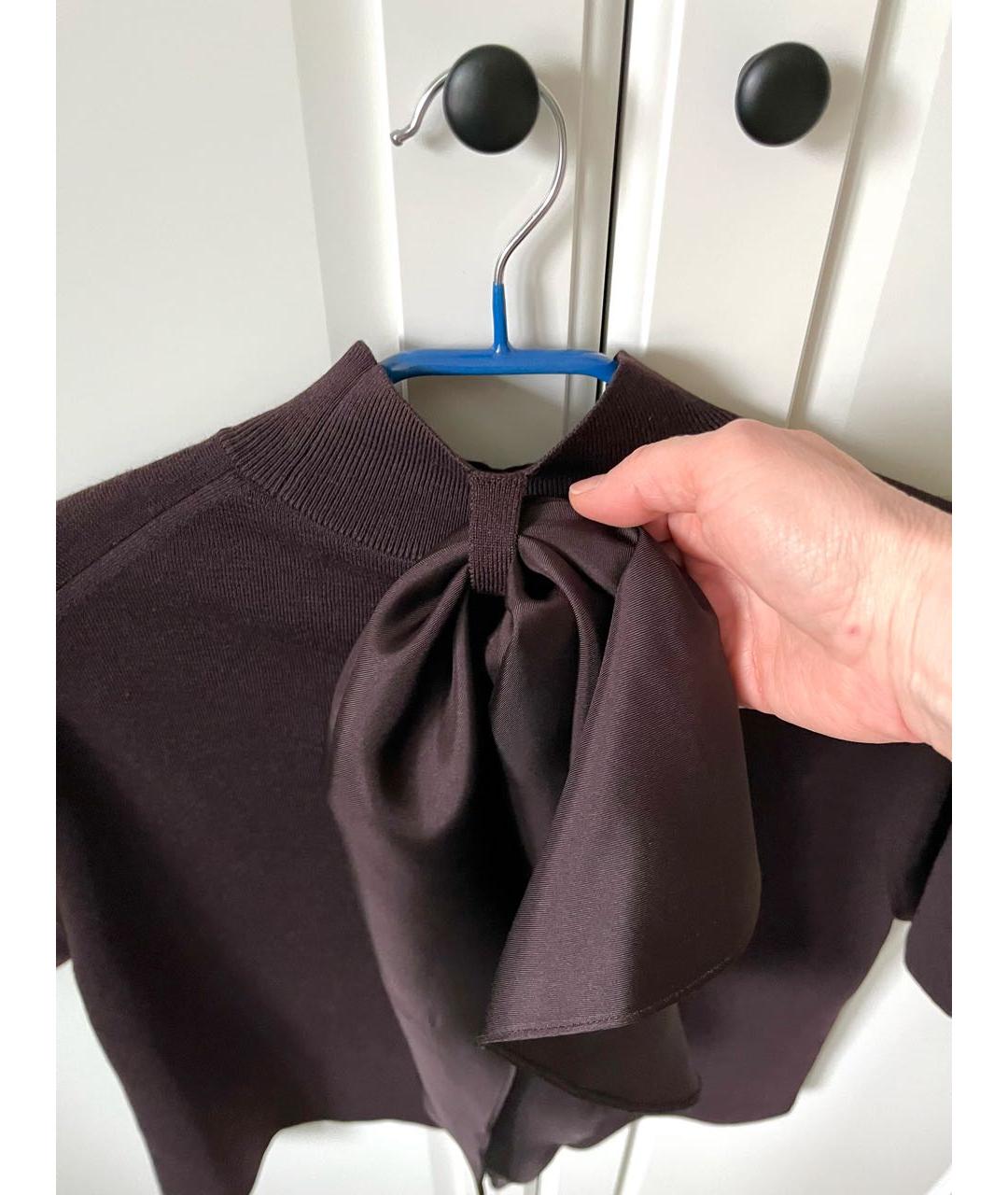 COS Бордовая шерстяная блузы, фото 5