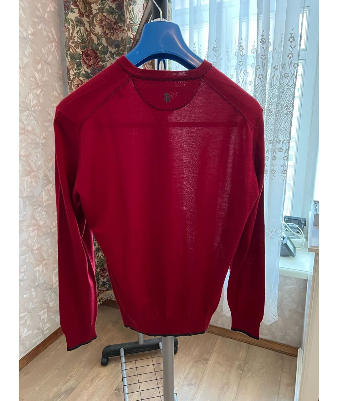 STEFANO RICCI Бордовый кашемировый джемпер / свитер, фото 2