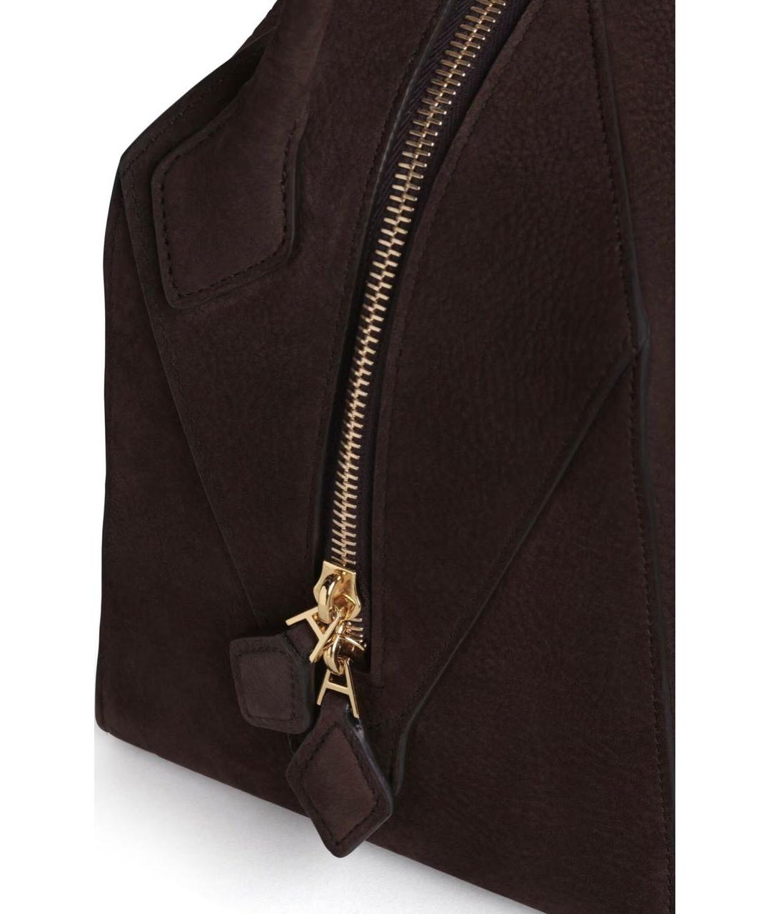 ALAIA Коричневая замшевая сумка через плечо, фото 3