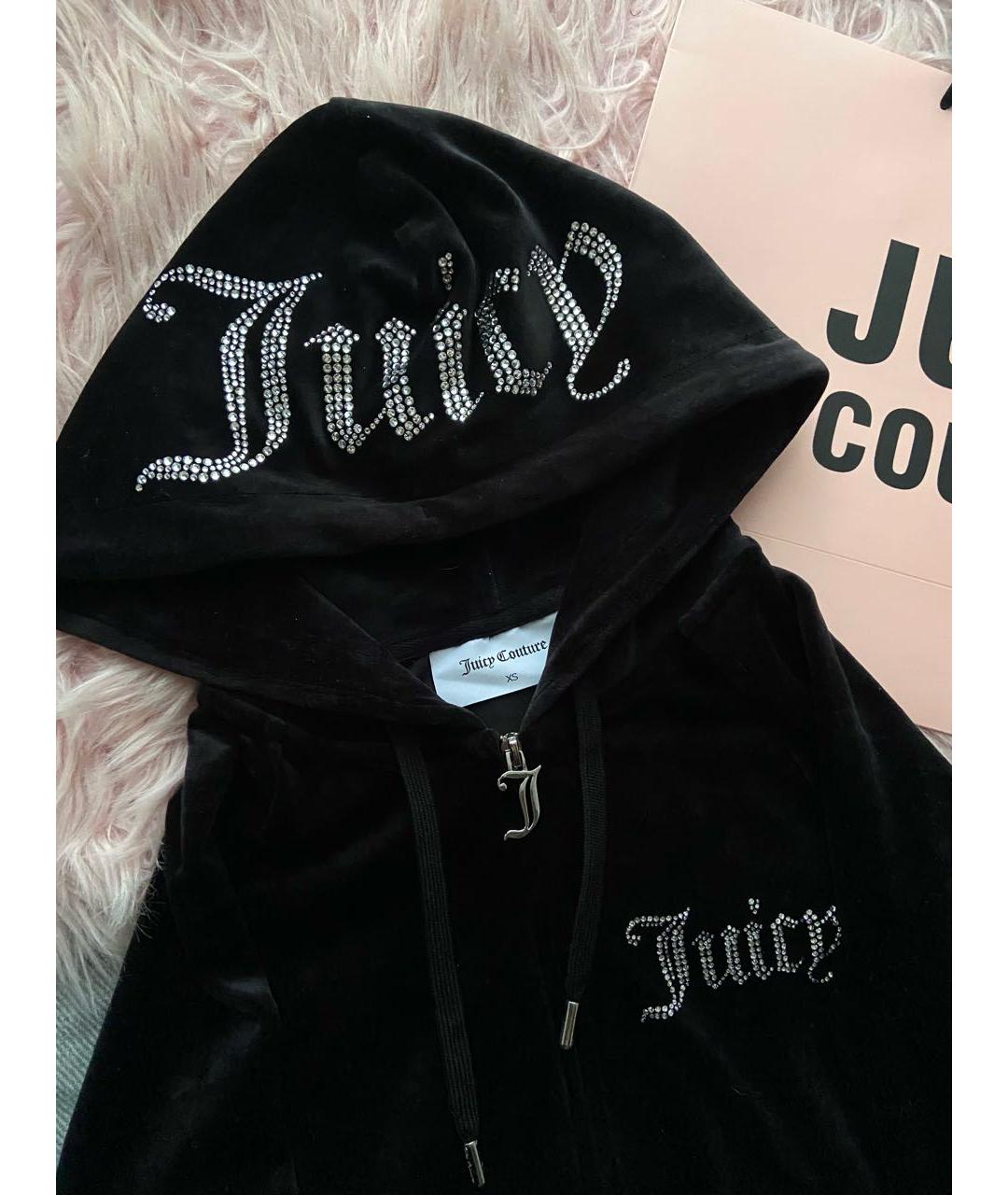 JUICY COUTURE Черный велюровый спортивные костюмы, фото 3
